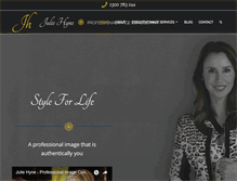 Tablet Screenshot of juliehyneimagestylist.com.au